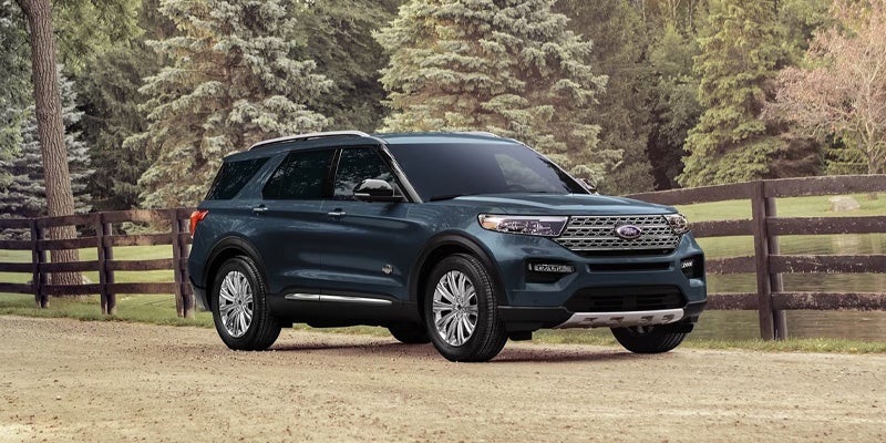 Ford Explorer ST on Bridge at Night