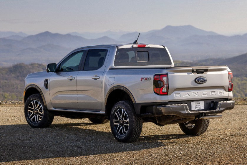 2024 Ford Ranger Lariat with large vertical touchscreen