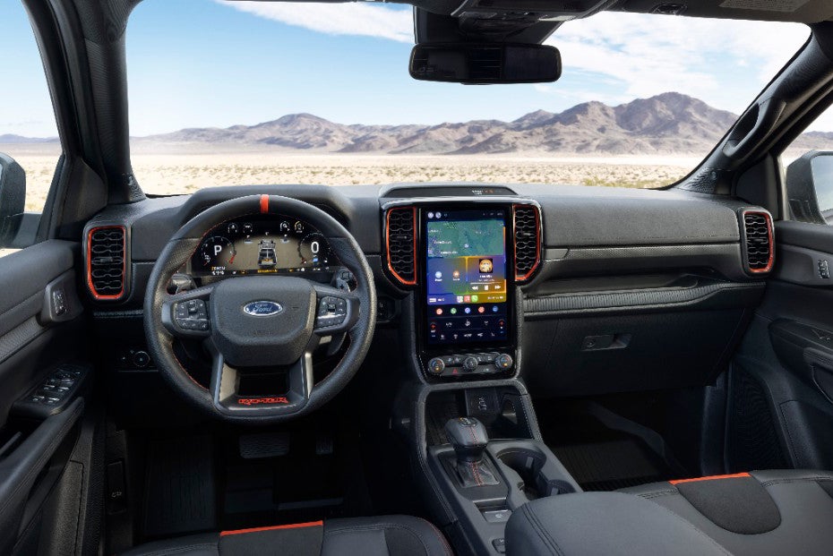 2024 Ford Ranger Raptor in motion